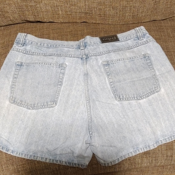 Lee riveted Jean shorts size 16 - Picture 2 of 4